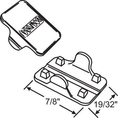 Non Adjust Door Stike Cover